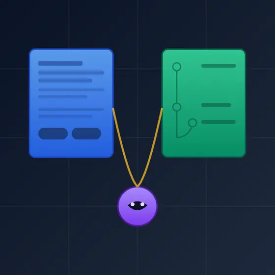 JiraチケットとGitHubプルリクエストにCopilotが接続されるイメージ