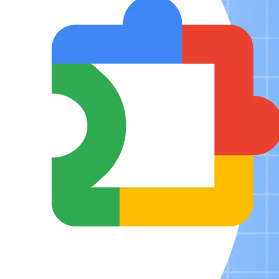 Chromeブラウザの拡張機能アイコンを表す4色のパズルピース