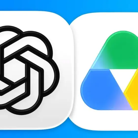 並んで表示されたChatGPTとGoogle Driveのアプリアイコン